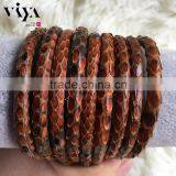 China Factory Wholesale Leather Cord/Rope 100% Python Snake Leather Cord With High Quality End thumbnail-2