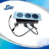 BW-W63 Electrical Socket Panel Mount/ALuminum Media Hub Wall Outlet Plate thumbnail-2