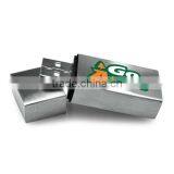 Custom Metal USB Flash Drive 1gb Both Sides Logo Printing