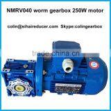 NMRV040 Worm Gearbox Transmission With Electric Motor Gearbox Mechanical