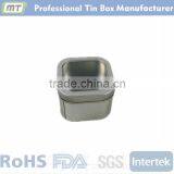 Small Metal Square Tin Box With Window Top for Gift Package thumbnail-2
