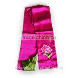 100% Silk Scarf With Handmade Embroidery in Silk Threads thumbnail-1