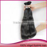 Best Sale Brazilian Human Hair Bulk Weaving Natural Black Unprocessed Remy Human Hair Bulk Extension thumbnail-2