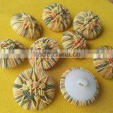 High Quality Cord Barided Fabric Covered Button -- F1533 thumbnail-5
