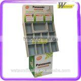 Advertising Paper Corrugate Floor Compartment Display Stand For Coarse Food/Form Light thumbnail-3