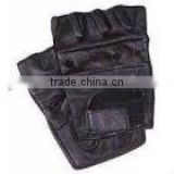Leather weight lifting gloves/WB-BBG2305