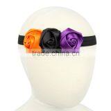 Hot-sales Kids Halloween Flower Headband Baby Three Flower Hair Band Children Halloween Hair Accessory Wh-1837 thumbnail-2