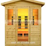 smartmak modern house design prefab wooden health outdoor sauna room SMT-011OC