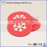 Fancy Lasering Table Protecting Christmas Felt Coaster thumbnail-1