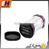 8 LED Camping Lantern, With a Metal Hook and 3xAA Batteries, Suitable for Outdoor Camping