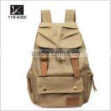 High Quality Popular Custom Leisure Cotton Canvas Wholesale Backpack thumbnail-2