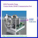 OEM Peristaltic Pump With Drive, Model: T100-S101, Speed: Max. 100rpm, Control Mode: RS485 Communication Port