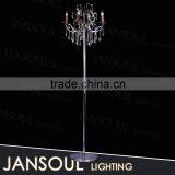Home Decorative Floor Standing Floor Lamp Top Crystal Chandelier Floor Lightings Factory-outlet Light With CE UL Certification thumbnail-2