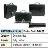 Leather Document Bag / Briefcases