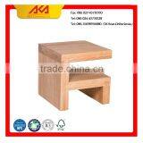Small Wooden Stool AKA Natural (Word F Wooden Bench) European Style thumbnail-2