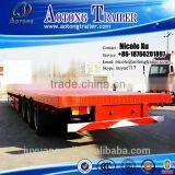 2/3 Axles 40-60 Tons Flatbed Semi Trailer / Flatbed Trailer for Sale thumbnail-6