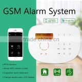 2016 newest cheap wireless gsm alarm system s2g support door sensor,pir motion,smoke detector and wifi ip cameras