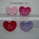 12" Plush Heart Shape Pillow