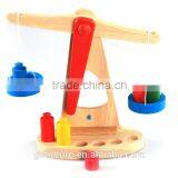 Wooden Balance Scale Kids Learning Toy thumbnail-4
