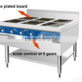 6 Heads 2KW Each Wok Commercial Industrial Electronic Induction Cooker Cooktop With Stainless Steel M635 thumbnail-3