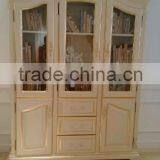 French Style Glass Door Bookcase (2106)