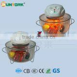 S696EW 12L Glass Bowl Halogen Oven thumbnail-2