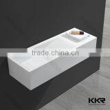 Man-made Stone Wash Basin / Modern White Resin Sink