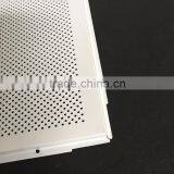 Sound-absorption Acoustic 600x600 Modern Perforated Metal Frame Suspended False Ceiling White Color thumbnail-3