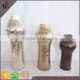 Microphone Shape Plating Tall Ceramic Flower Vase thumbnail-1
