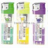 Disposable Electronic Lighter With Color Gas and Sticker