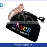 Embroidery nylon mesh bags for shoes and clothes