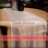 Woven Edge Organza 9M x 40CM Wedding Table Runner thumbnail-6