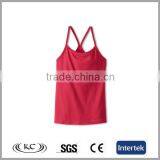 Fashion China Good Price 100% Cotton Logo Printing Gym Singlets