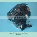 Motorcycle LED Driving Fog Sport Light Headlight Black thumbnail-6