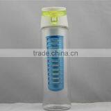 Trintan juice BPA Free water bottle with fruit infuser