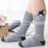 3.7v Heated Socks Carbon Fiber Fabric Socks Wholesale thumbnail-1