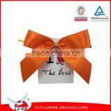 2015 Factory Handmade Solid Color Bows Polyester Ribbon Bow