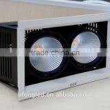 Dual Head 2x9w Square COB LED Ceiling Light 18w LED Grille Downlight thumbnail-6