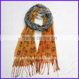 Fashion Peace Symbol Printed Polyester Cotton Scarf / Shawl(FCH-11286-7) thumbnail-1