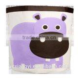 Sturdy Canvas Cool Bear Storage Box, Sturdy Sundries Organizer Box, Storage Bag thumbnail-6