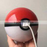 (Lowest Price) Game Cosplay Pokeman go 12000mah Power Bank Pokeball Mobile Charger With LED Light Pokemon thumbnail-2