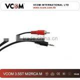 2015 Hot Sale RCA to Headphone Cable With High Quality