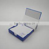 Recycled Material Cover Colorful Sticky Notes With Leather Holder