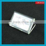 Acrylic Price Tag Holder for Stand Displaying