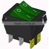 Blue Light DPDT Rocker Switch 20A 125V thumbnail-3