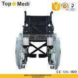TopMedi folding Aluminum handicapped power electric wheelchair prices for disabled people(electric wheelchair for handicapped)
