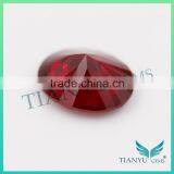 Russian Material Synthetic Colored Stones Ruby Gems #8 Oval Cut Lab Creat Red Corundum Gems for Jewellry Price Free Samples thumbnail-2