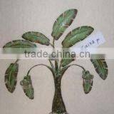 Quanzhou Anxi Iron Handicrafts Factory Wholesale Wall Art Decor Metal Tree Sconce, Wrought Iron Hanging Candle Holder thumbnail-1