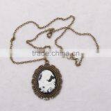 Fashion Jewelry Necklace Steampunk Necklace Classical Silhouette Cameo 2015 New Party Dress Made in China Yiwu thumbnail-4