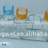 Glass Oval Spice Jar Set